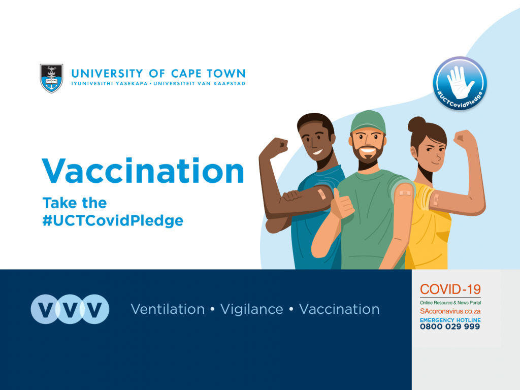 Vaccination: Take the #UCTCovidPledge